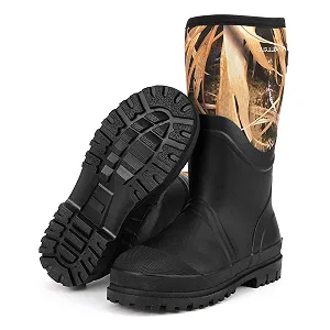 Чоловічі утеплені неопренові чоботи Wellington GUGULUZA для полювання, риболовлі - Фото 1