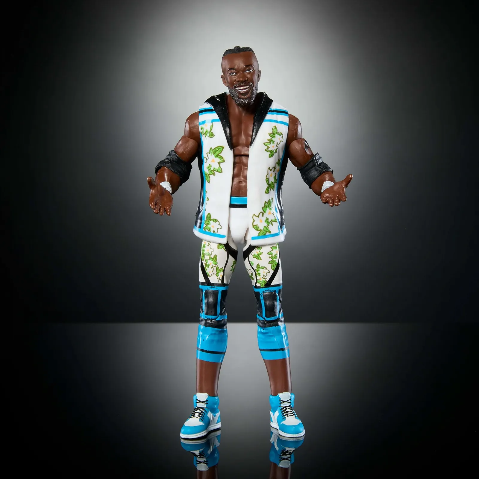 Колекційна фігурка Mattel WWE Elite Series #113 JCH89 Kofi Kingston 15 см з аксесуарами, фото №5