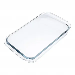 Форма для запікання BESTYASH набір прямокутна та овальна із загартованого скла термостійка - Фото 1
