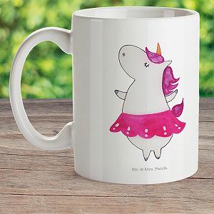 Дитяча чашка Mr. & Mrs. Panda Єдиноріг Балерина, пластикова synthetic.ua - Фото 1