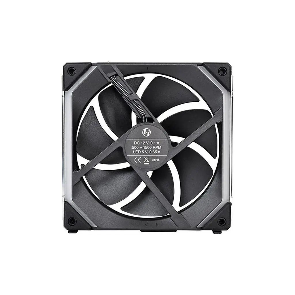 Кулер до корпусу Lian Li ST120-3 Triple Black (G99.12ST3B.00), фото №4