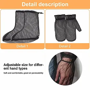 Сітка-рукавичка / Захист для ніг Hxyxbnhno / Сітка / Захист від мух synthetic.ua - Фото 1