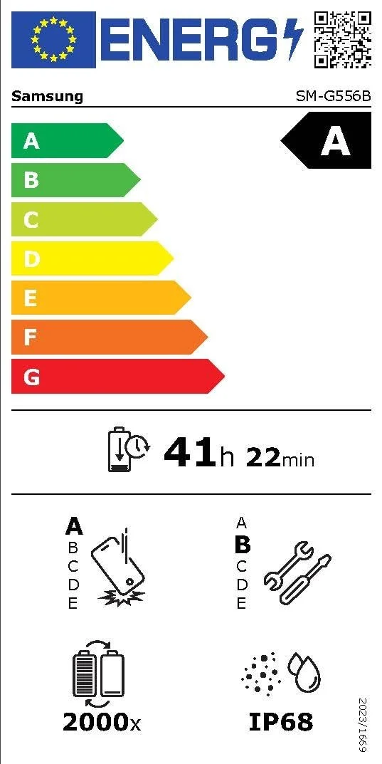 Защищенный смартфон Samsung Galaxy Xcover7 Enterprise Edition 6.6 дюймов Android 128 ГБ 4050 мАч Черный, фото №10