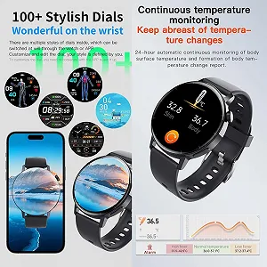 Смартчас Betterlife F67S0620 с измерением кровяного давления, 1.43", коричневый synthetic.ua - Фото 1