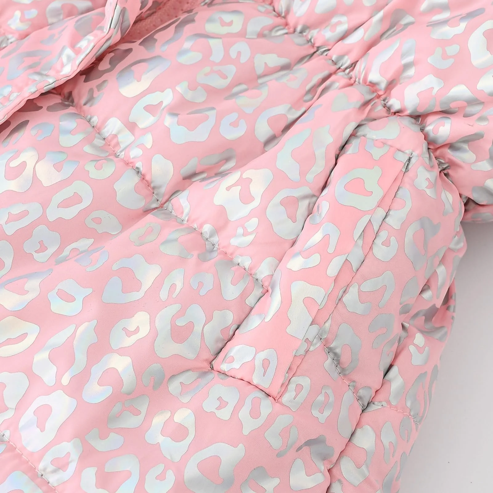 Детская зимняя куртка Generisch Теплая мультяшная куртка на флисе с карманами, меховым капюшоном, удобная, зимняя, повседневная детская куртка, мягкая уличная куртка Y2k, пуховик для девочек и мальчиков, пальто, фото №7