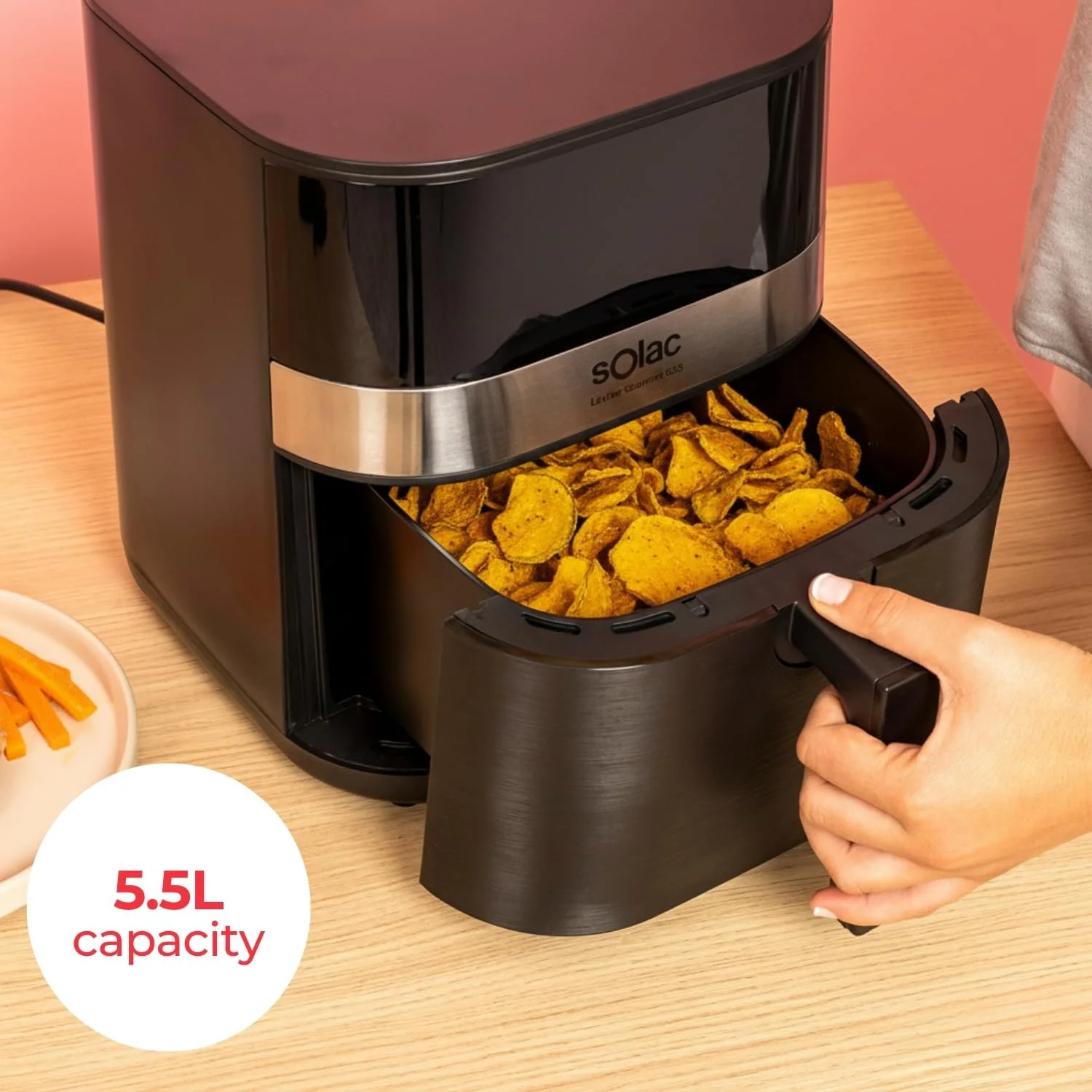 Мультипіч Solac Léviter Gourmet G55 5.5 л 1400 Вт 8 програм з цифровим дисплеєм, фото №4 Мультипіч Solac Léviter Gourmet G55 5.5 л 1400 Вт 8 програм з цифровим дисплеєм, фото №4
