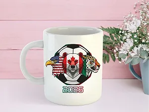 Кружка с принтом чемпионата мира по футболу, керамическая, 330 мл - Фото 1