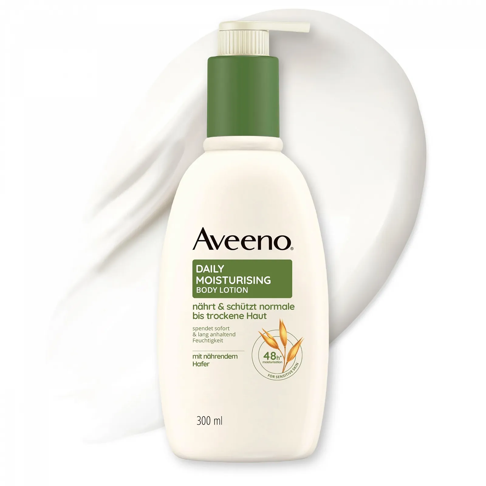 Лосьйон для тіла Aveeno Daily Moisturising Зволожуючий для нормальної та сухої шкіри, 300 мл, фото №1 Лосьйон для тіла Aveeno Daily Moisturising Зволожуючий для нормальної та сухої шкіри, 300 мл, фото №1