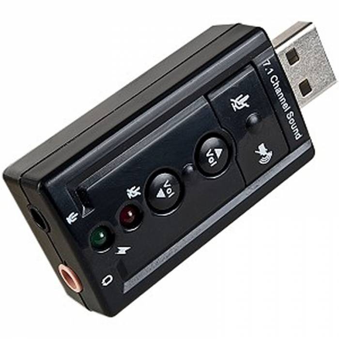 Зовнішня звукова карта Dynamode C-Media USB 8 3D RTL SOUND7, фото №1