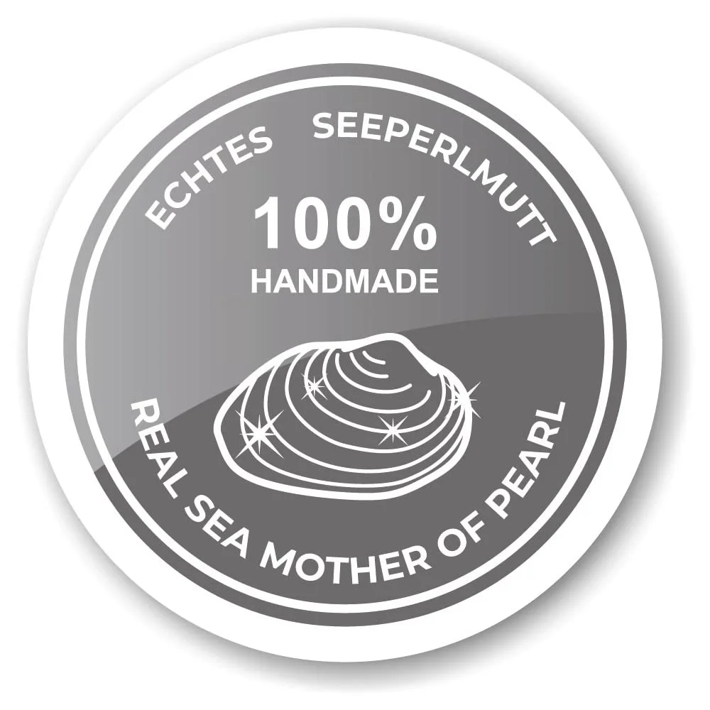 Ложка EDZARD, 11 см, з натуральних морських перламутрів (Pinctada Maxima), ручної роботи, фото №7