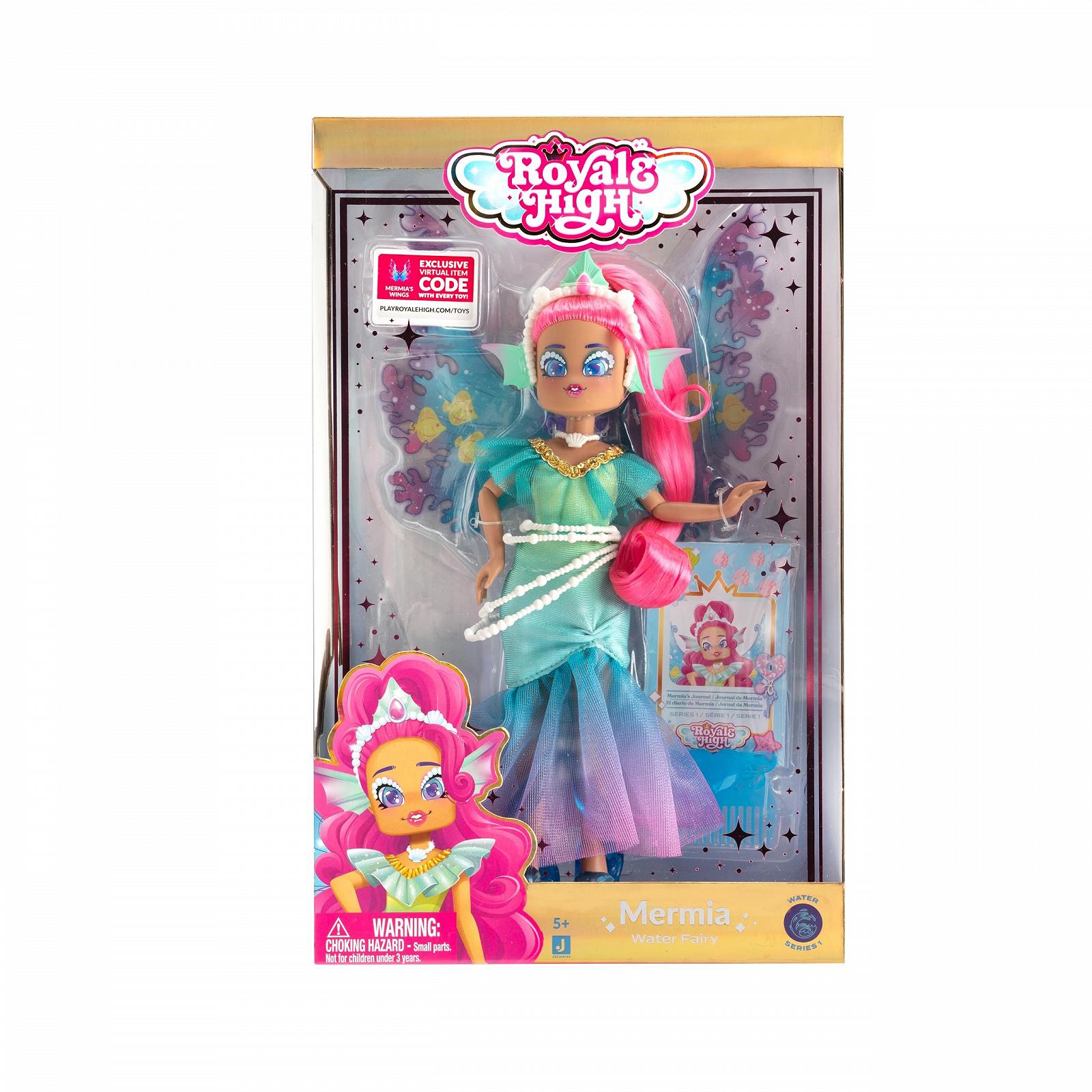 Модная кукла Mermia the Water Fairy Royale High RYH0022, 23 см, разноцветная/Цвет морской волны, фото №3