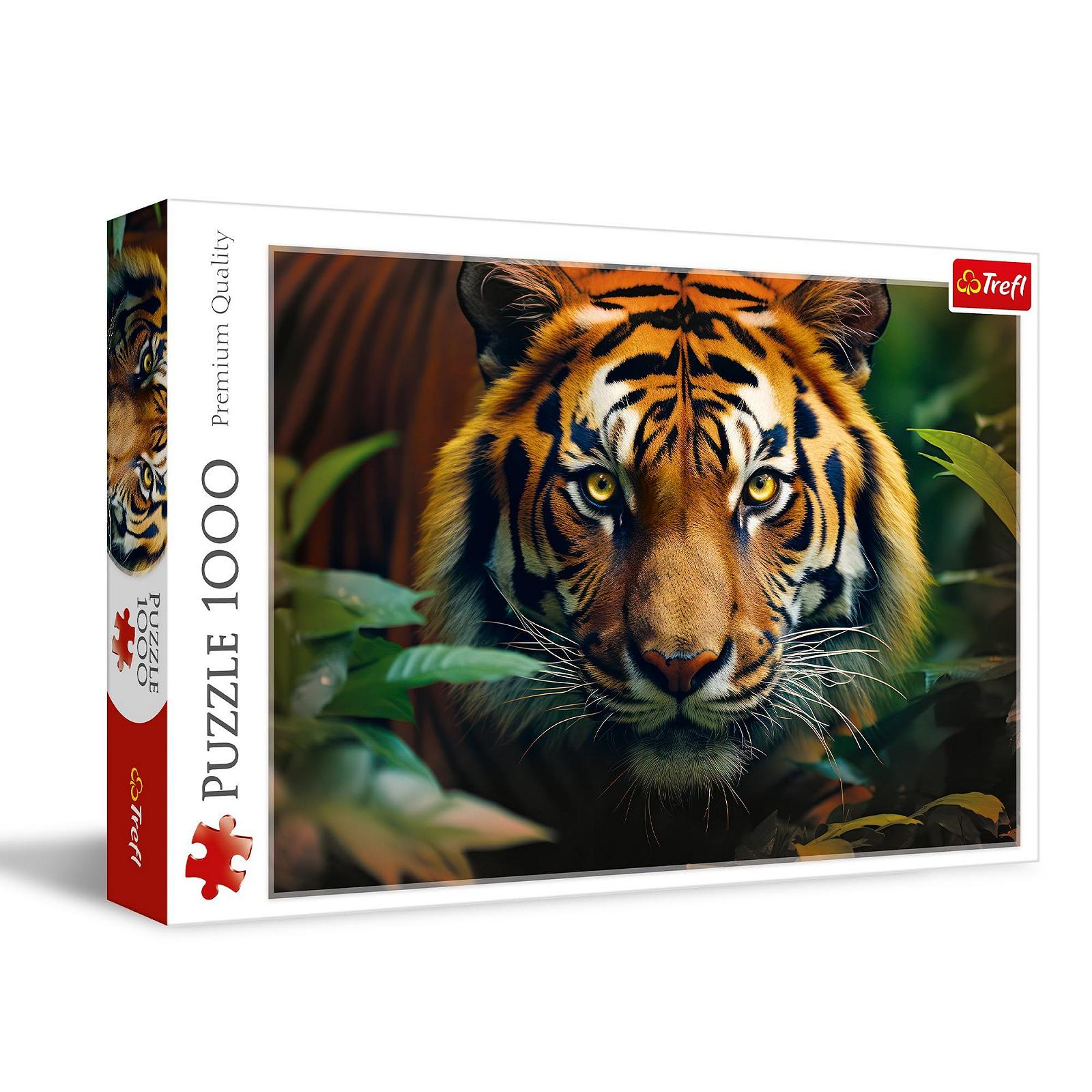 Пазлы Trefl Wild Tiger 1000 элементов, фото №1 Пазлы Trefl Wild Tiger 1000 элементов, фото №1