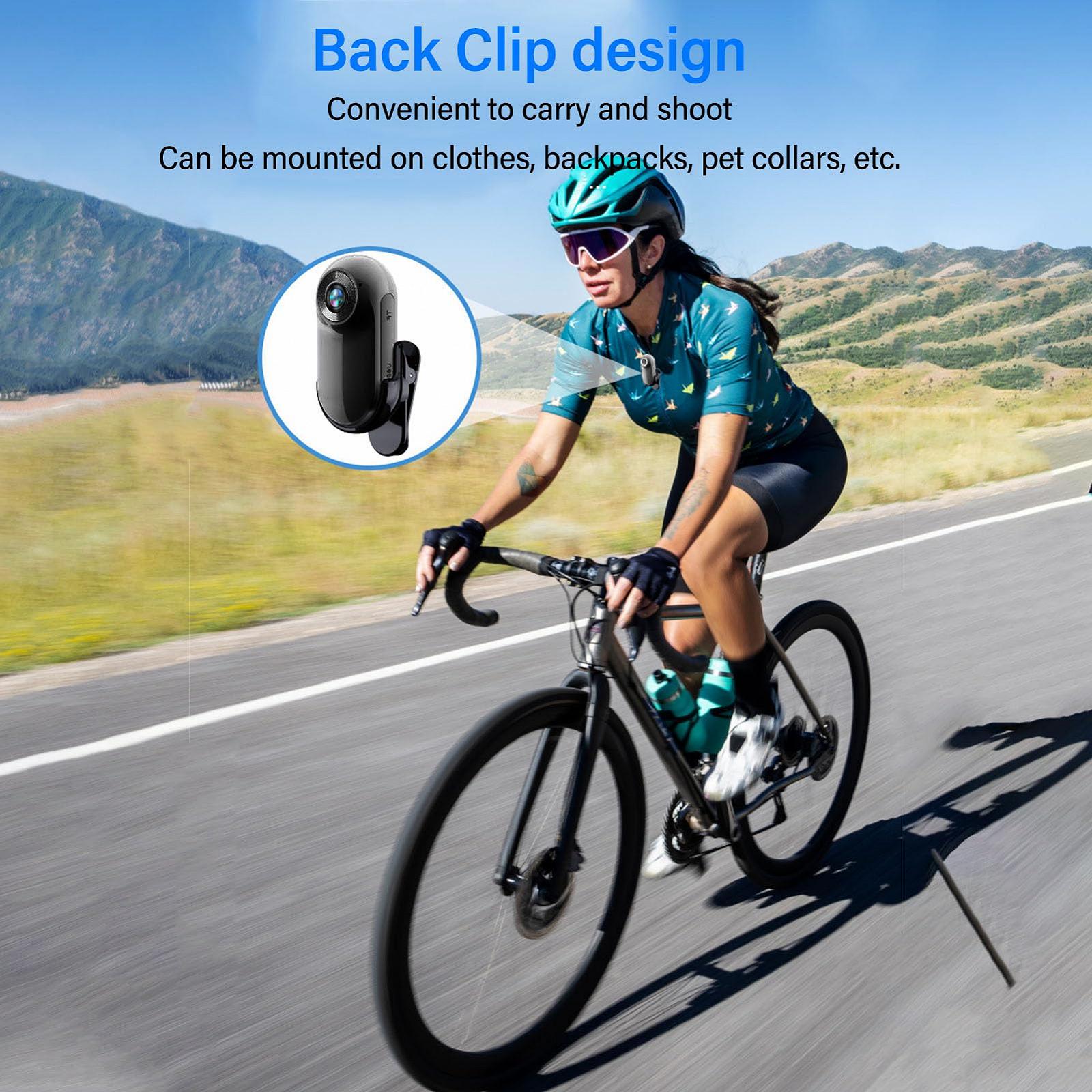 Камера Plyisty Action Small 1080P с клипсой и монтажными аксессуарами, фото №2