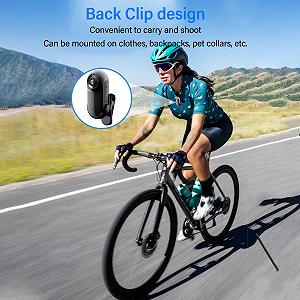 Камера Plyisty Action Small 1080P с клипсой и монтажными аксессуарами synthetic.ua - Фото 1