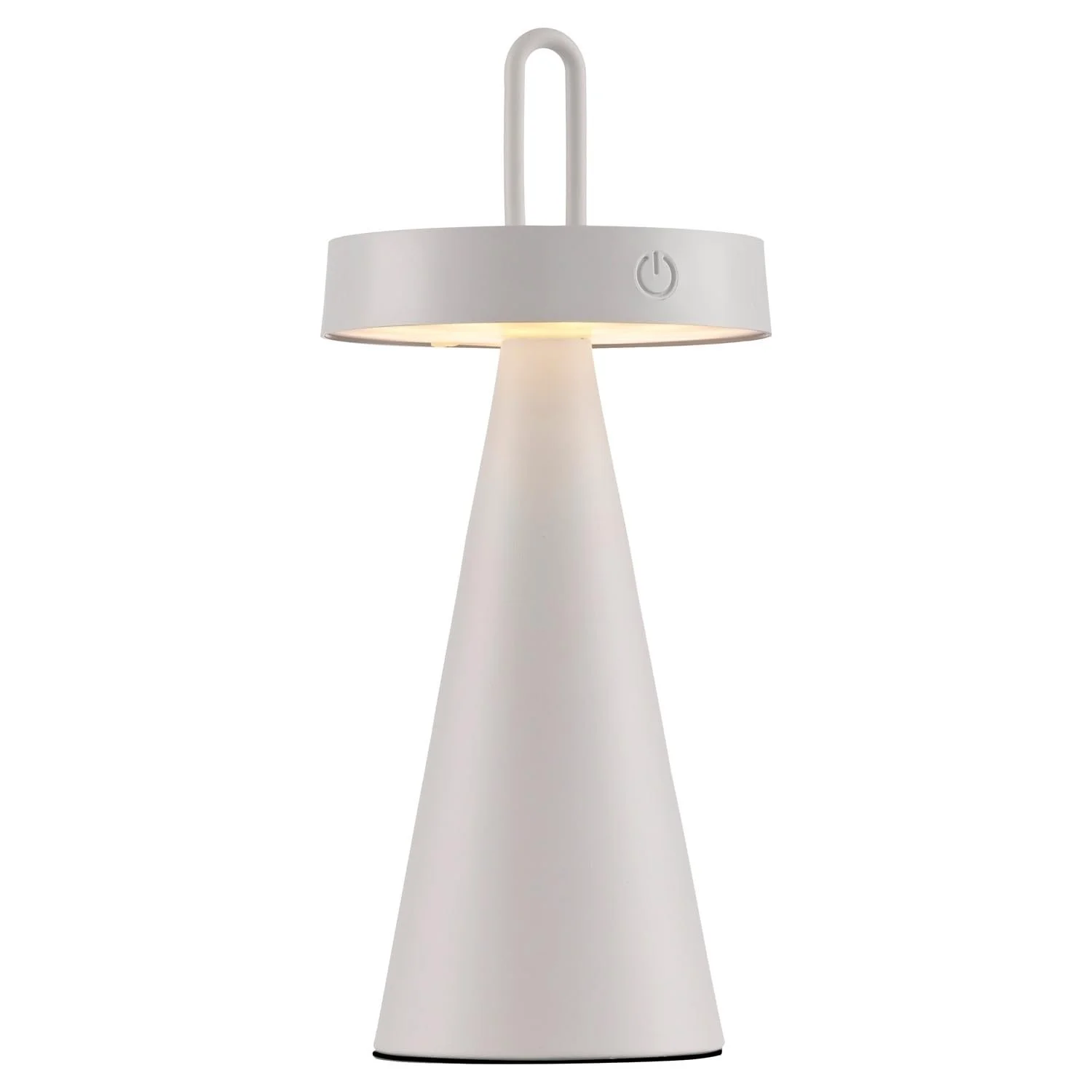 Настільна лампа Just Light LED Акумуляторна 28.9 см Пластик Силікон Біла, фото №5