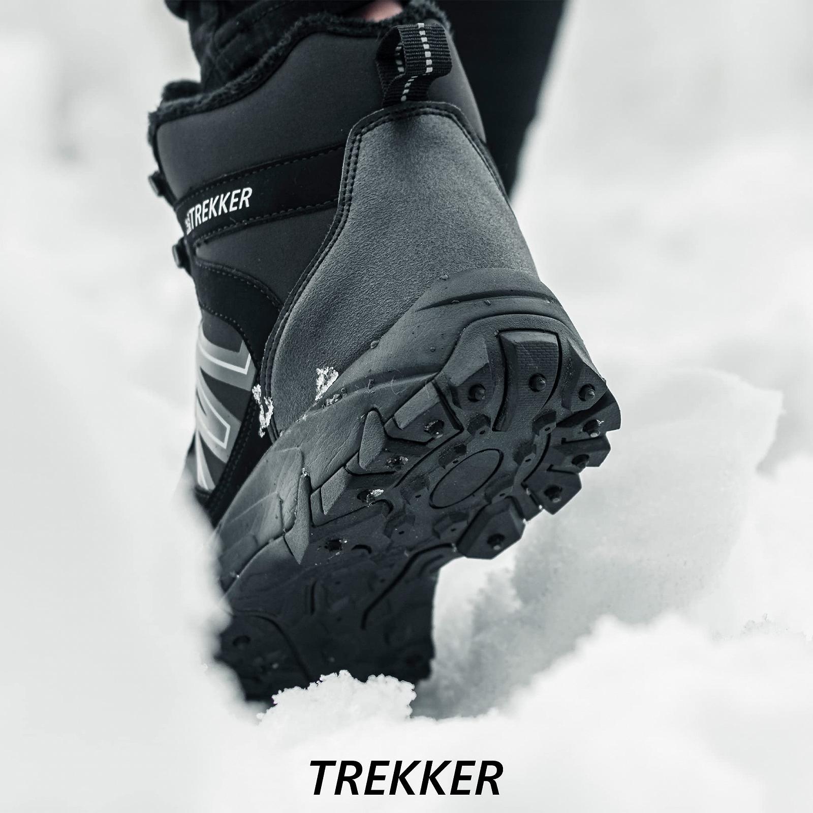 Черевики Trekker зимові з шипами Чоловічі Чорний, фото №5