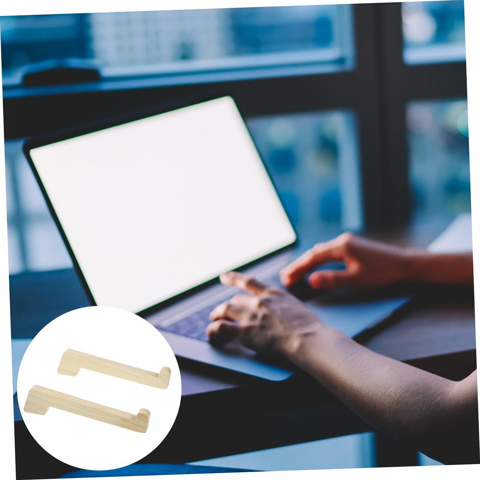 Подставка для ноутбука деревянная Artibetter Регулируемая по высоте (2 шт.), фото №7