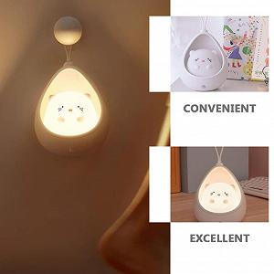 Светильник SOLUSTRE Motion Sensor USB Charging Cabinet Night Light Cartoon LED для девочек детей Белый synthetic.ua - Фото 1