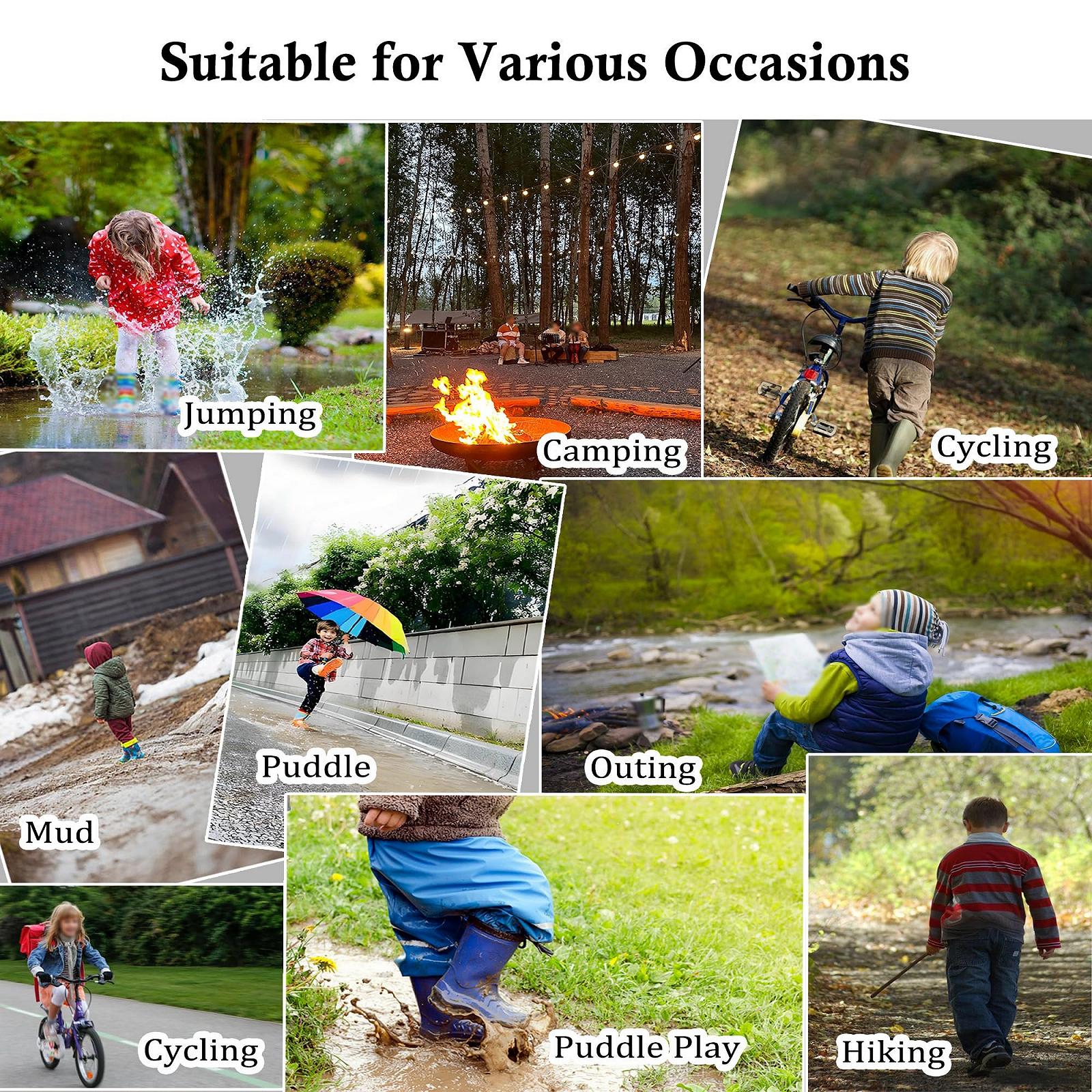 Дитячий дощовий комбінезон Vckrio для дівчат і хлопчиків, водонепроникний, фото №6 Дитячий дощовий комбінезон Vckrio для дівчат і хлопчиків, водонепроникний, фото №6