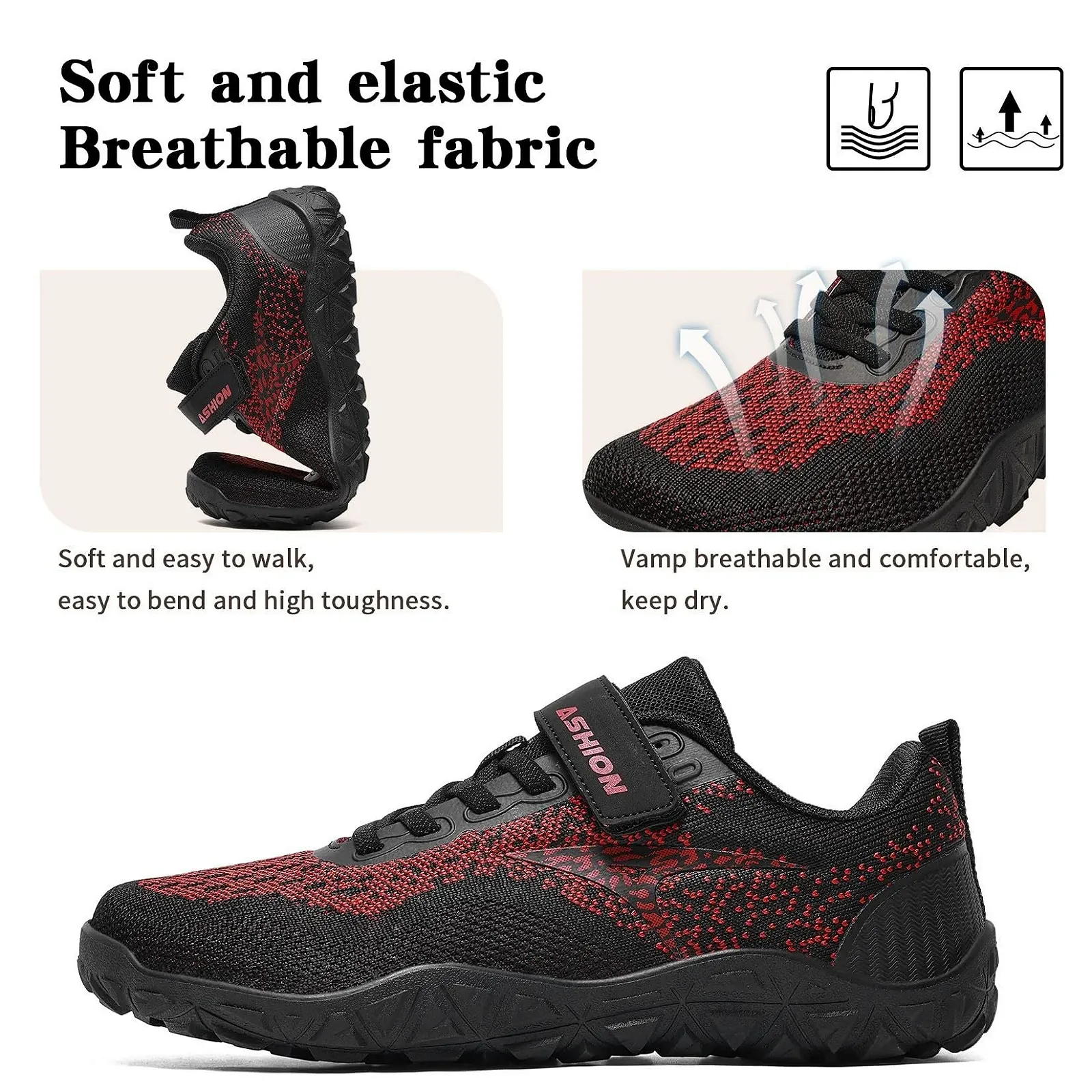 Кросівки ASHION Дитячі та дівчаток Легкі для хайкінгу та трекінгу, фото №6