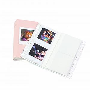 Мини-фотоальбом MUZIRI KINOKOO Fuji Instax Square SQ1 SQ20 SQ10 SQ6 / Share SP-3 PVC Leather 64 Pockets Pink synthetic.ua - Фото 1