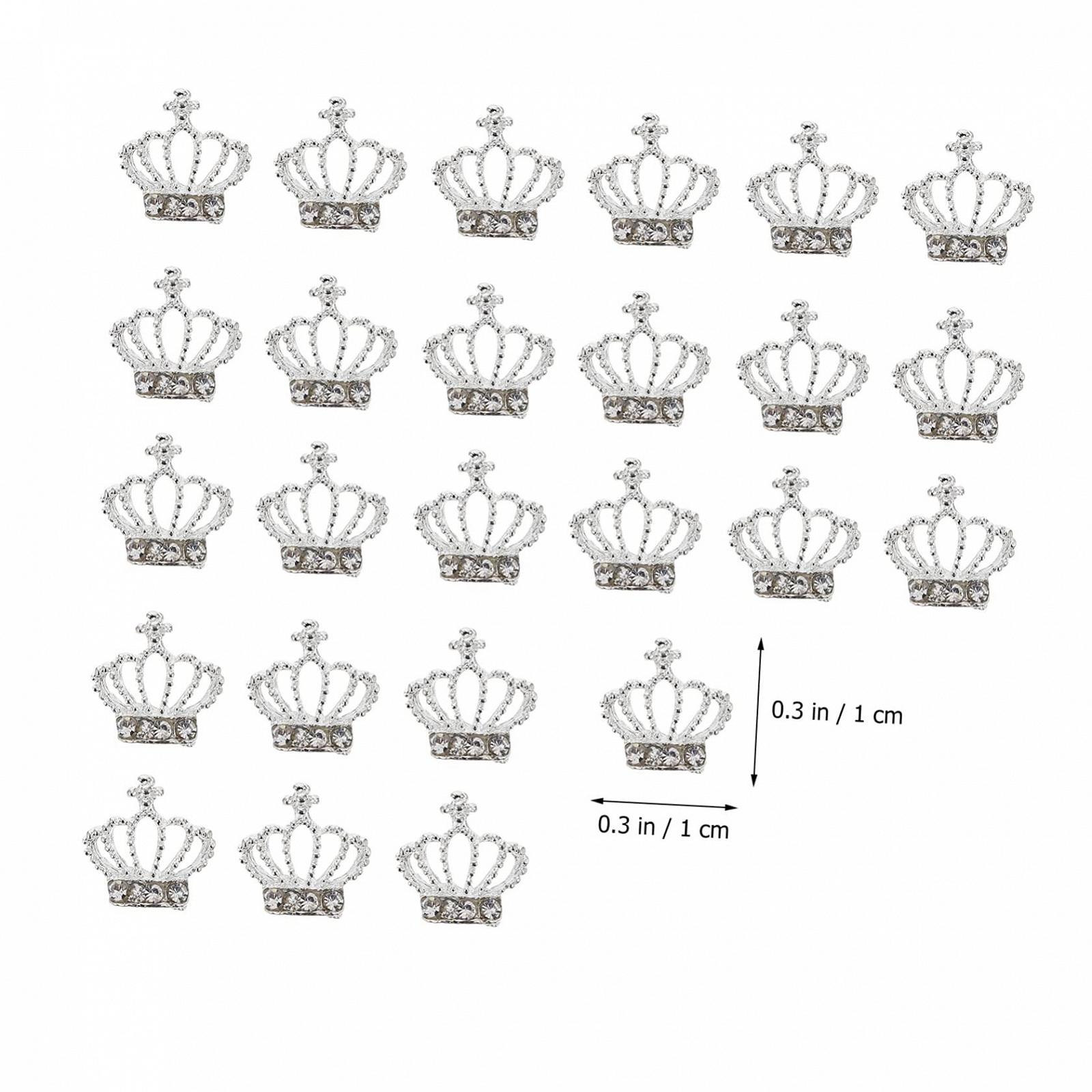 Наклейки для ногтей Стразы Сердце Ipetboom, серебряные украшения для ногтей, 3D сплавные наклейки, набор 30 шт., фото №9
