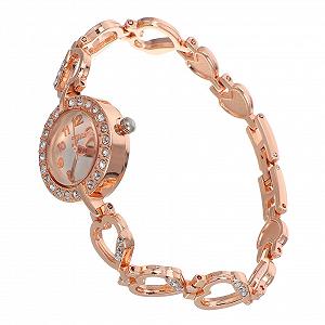 Купить Женские цифровые часы Healvian с украшением из страз, кварцевый механизм, розовое золото, элегантный дизайн, идеально подходит для подруг, прочные - Фото 1 Женские цифровые часы Healvian с украшением из страз, кварцевый механизм, розовое золото, элегантный дизайн, идеально подходит для подруг, прочные - Фото 1