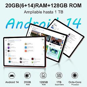 Планшет 10.1" UJJ U6 6+14/128Gb 8 ядер  Android 14 6000 mAh Червоний synthetic.ua - Фото 1