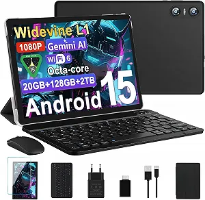 Планшет 10.1" Biegedy B22 6+14/128Gb 8 ядер Android 15 6000 mAh Чорний - Фото 1