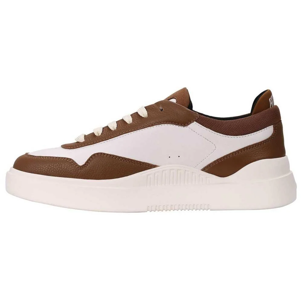 Кросівки HUGO Blake Tenn Шкіряні на шнурівці з кольоровими деталями, фото №3 Кросівки HUGO Blake Tenn Шкіряні на шнурівці з кольоровими деталями, фото №3