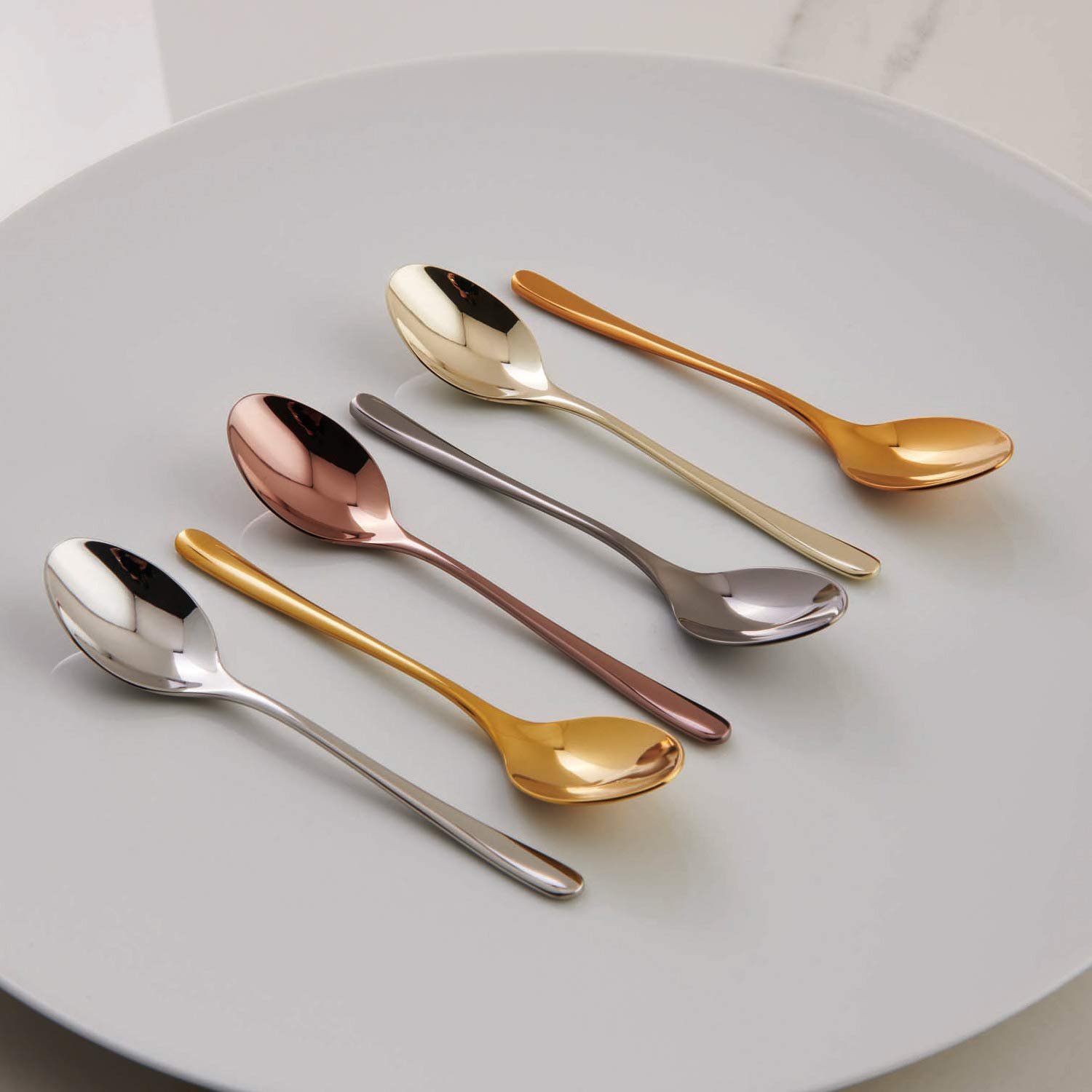 Ложки для эспрессо/ложка для мокко Rosenthal Sambonet Taste Multicoloured Нержавеющая сталь (набор 6 шт), фото №9 Ложки для эспрессо/ложка для мокко Rosenthal Sambonet Taste Multicoloured Нержавеющая сталь (набор 6 шт), фото №9