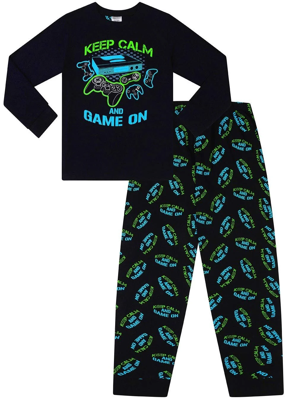 Пижама для мальчиков Keep Calm and Game On, фото №1