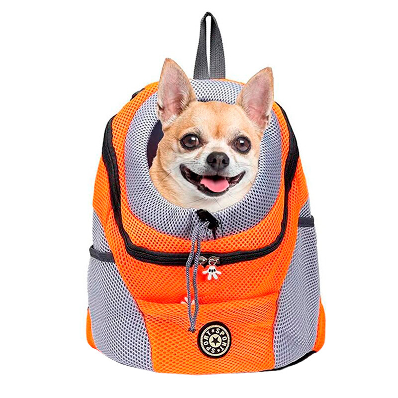 Рюкзак-переноска для кошек и собак Venxius D-07 M Оранжевый (8714-62380), фото №2