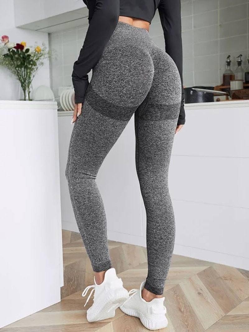 Леггинсы женские спортивные 6200 XL серые, фото №2