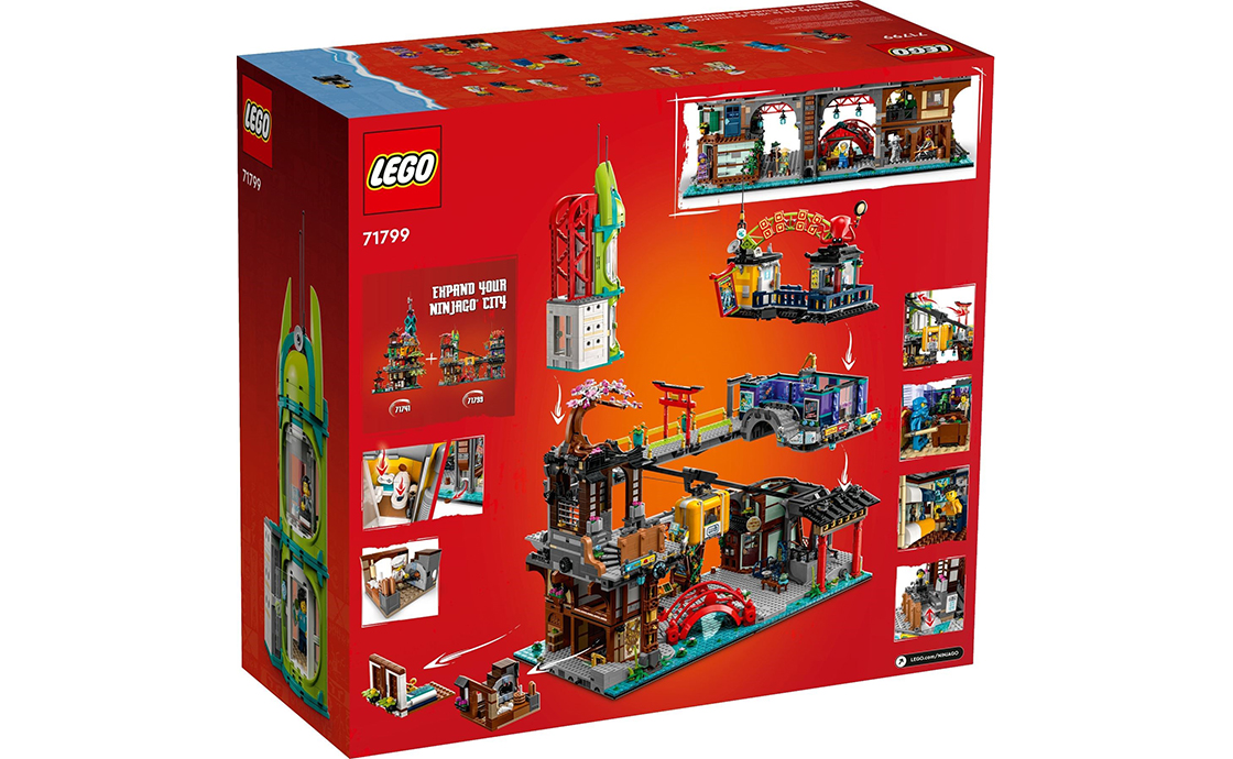 Конструктор Лего LEGO NINJAGO Рыночная площадь (71799), фото №3