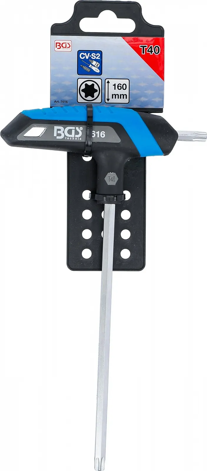 Викрутка з T-подібною ручкою BGS 7616 T-Profile (Torx) T40, фото №5