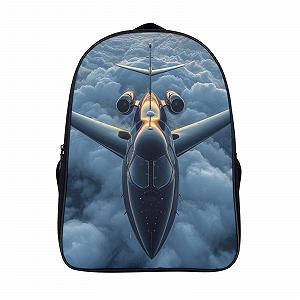 Ранець DPEOANEBN Aeroplane для дівчинки, підлітковий, шкільний, початкова школа, дитячий, повсякденний, 40x28x16 см - Фото 1