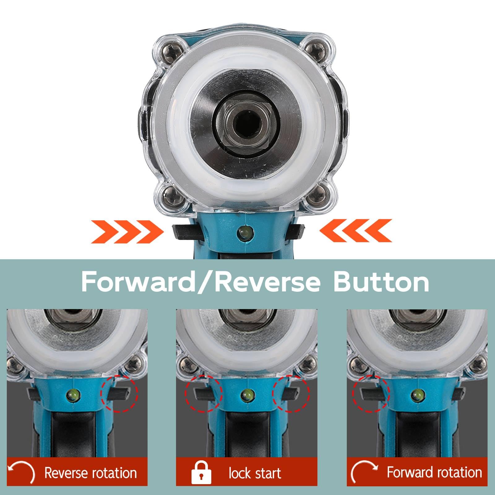 дрель-шуруповерт Lifellery Cordless Impact Drill 18 В/520 Нм, фото №5