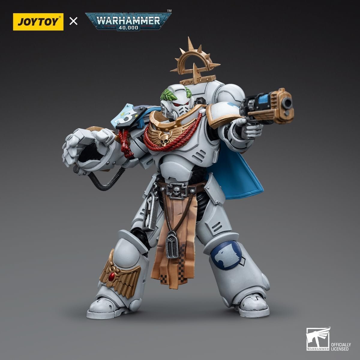 Екшн-фігурка JoyToy × Warhammer 40k Space Marines White Consuls Captain Messinius, фото №5