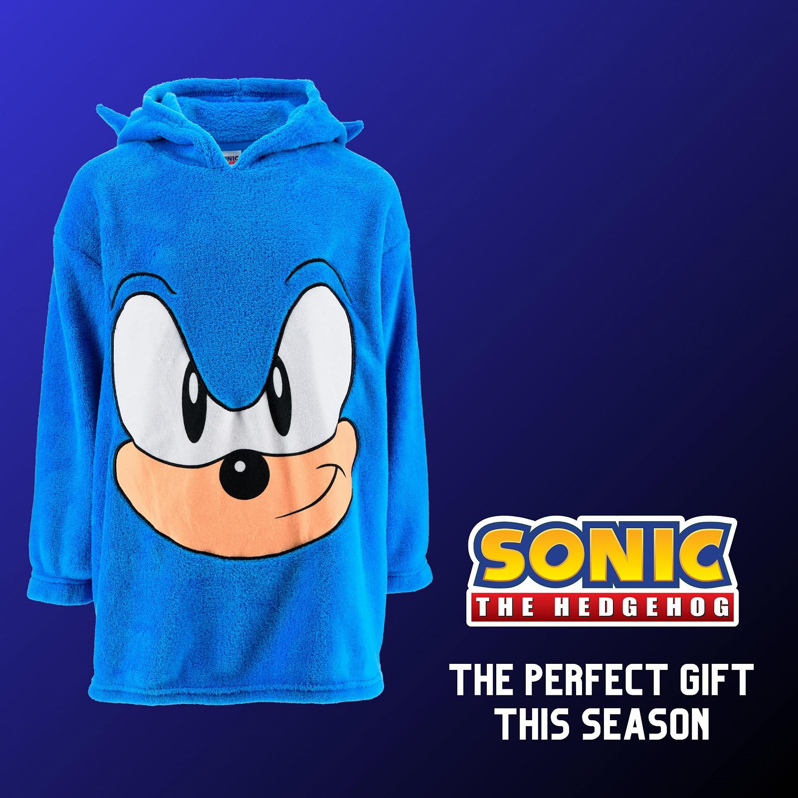 Одеяло-худи Sonic The Hedgehog для мальчиков, мягкое флисовое 3D одеяло, размеры от 3 до 8 лет, фото №8