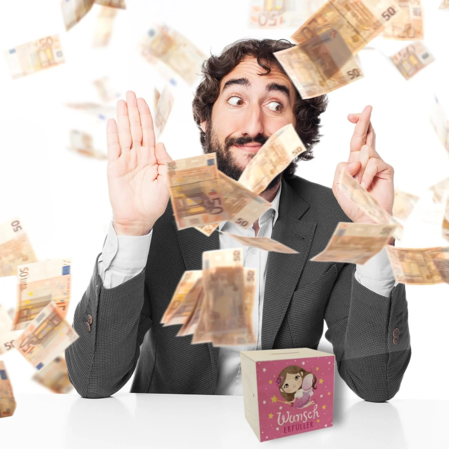 Скарбничка Fairy Wooden Money Box дерево Фея, фото №7