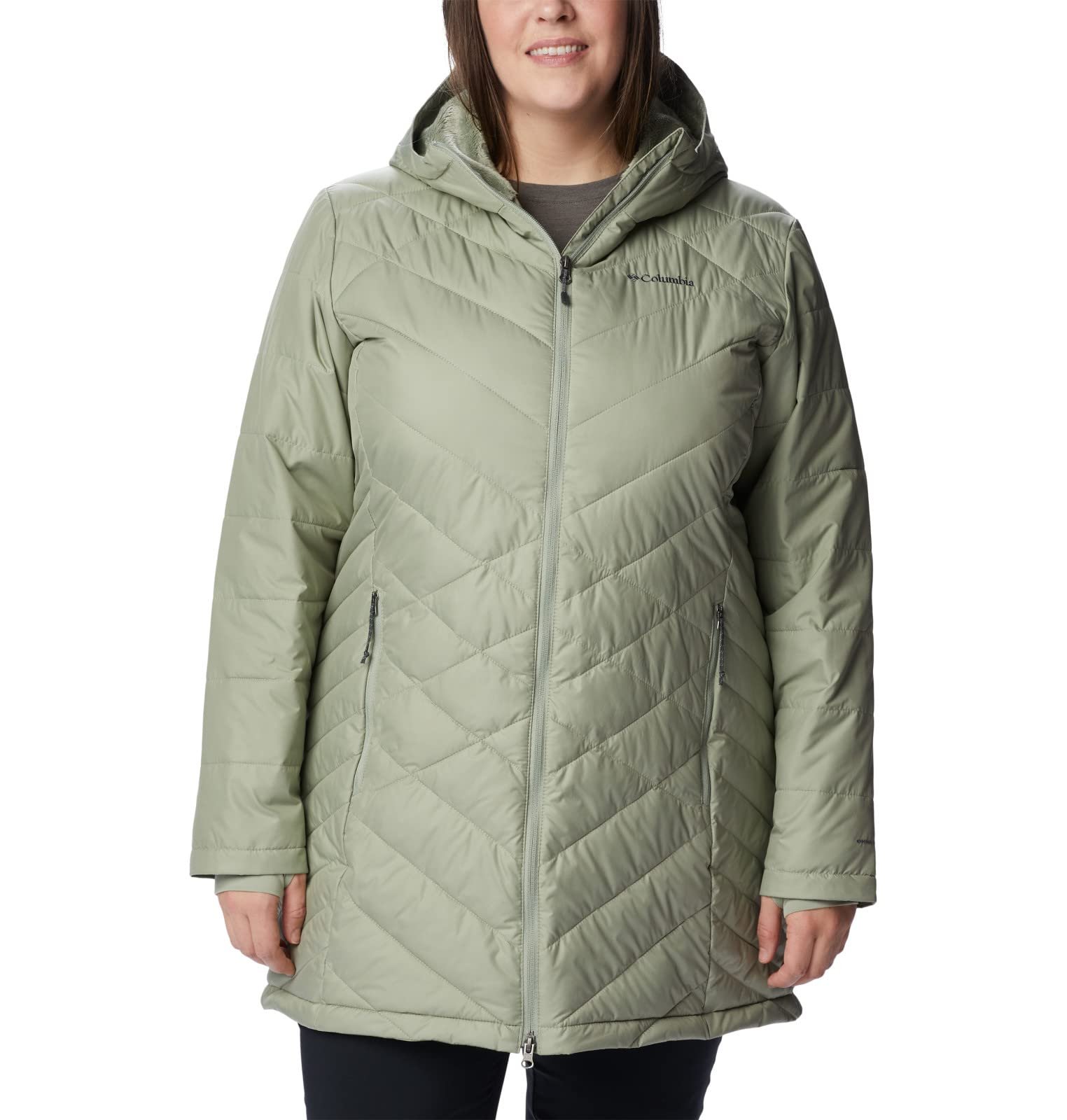 Куртка с капюшоном Columbia Heavenly Long Hooded Jacket, фото №6