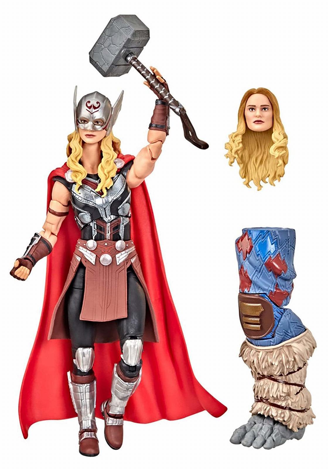 Екшн-фігурка Marvel Hasbro Legends Тор: Любов і Грім Могутній Тор 15 см, 4 аксесуари, 1 елемент Build-A-Figure, Multi, фото №3