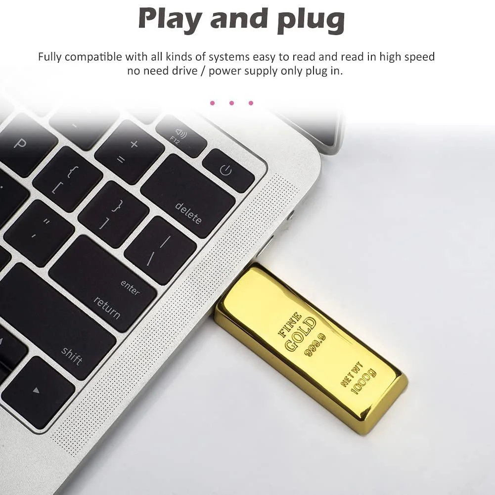 USB-флеш-накопитель BorlterClamp Gold Bar 32GB USB 2.0 Gold, фото №3 USB-флеш-накопитель BorlterClamp Gold Bar 32GB USB 2.0 Gold, фото №3