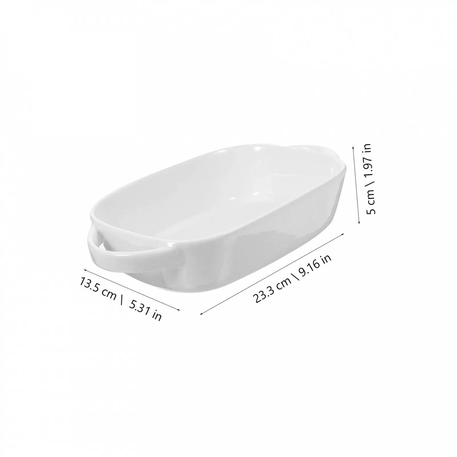 Форма для запекания SOIMISS керамическая с двойными ручками Универсальная, фото №3