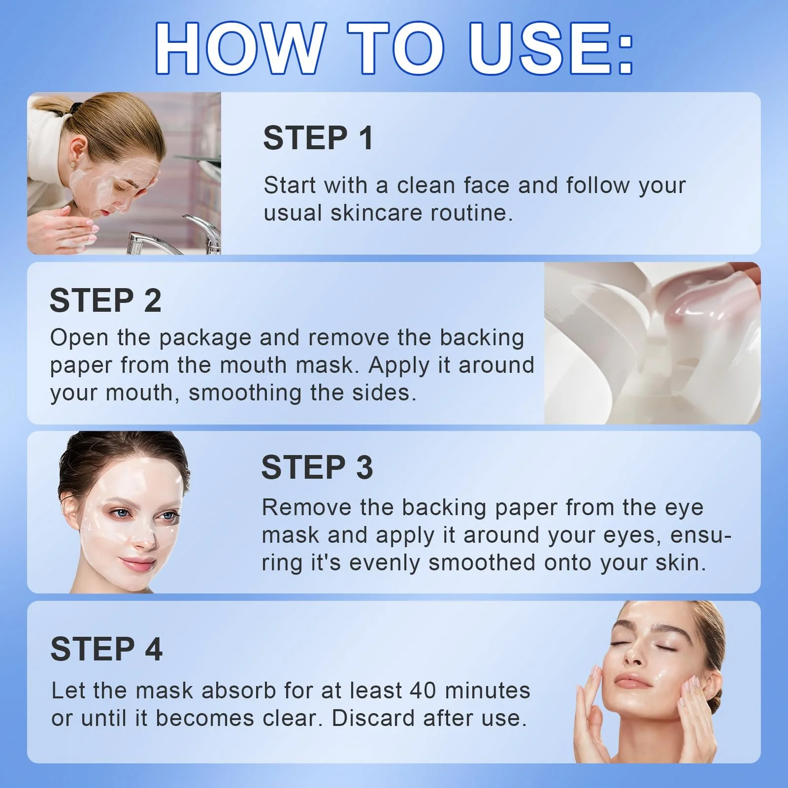 Маска Колагенова Organic, Нічна Колагенова Маска, Real Deep Mask 6 штук, фото №8