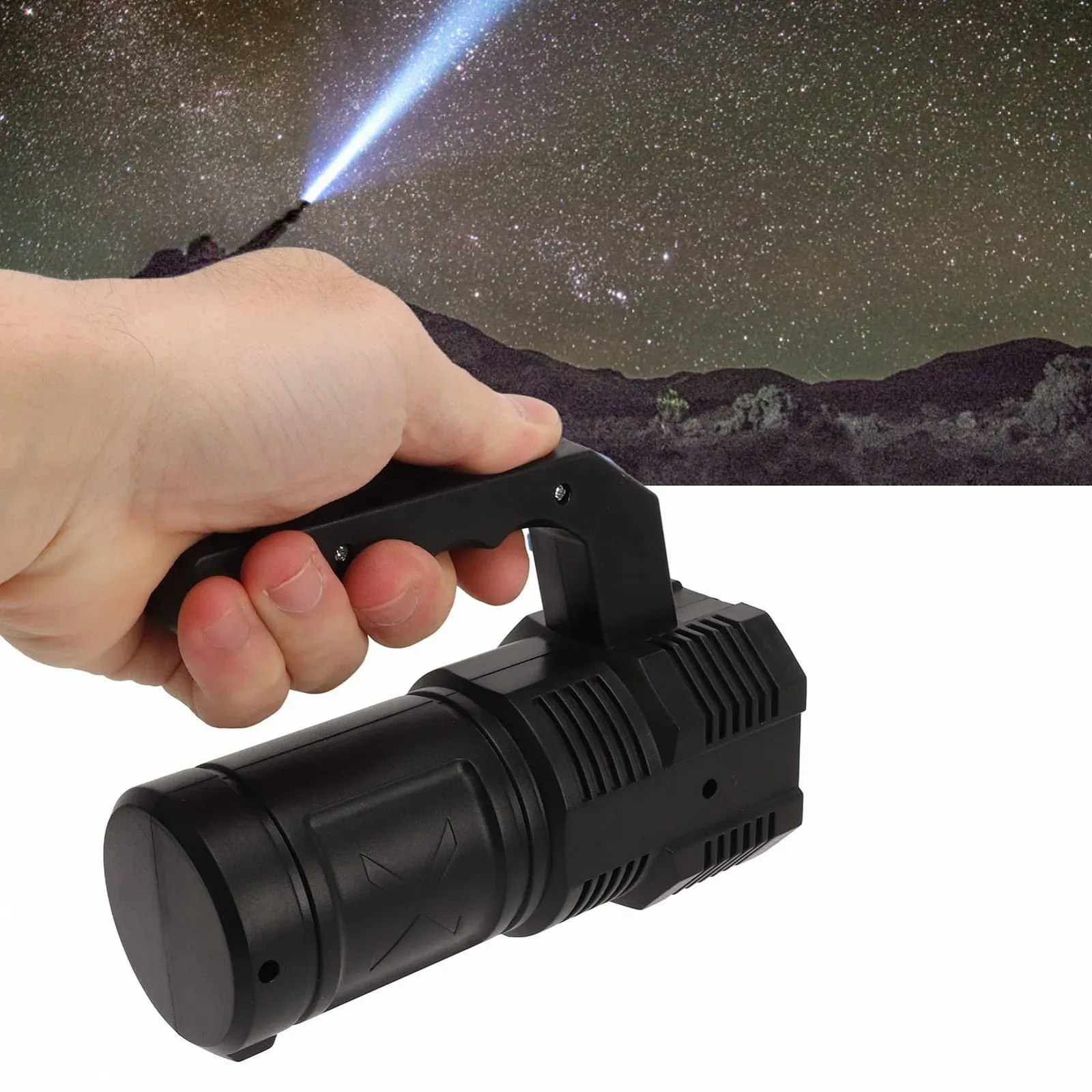 Фонарь Pilipane Сверхяркий Поисковый фонарь 4 режима IPX4 Водонепроницаемый Алюминиевый сплав Ручной фонарь для Кемпинга Пешего туризма, фото №5