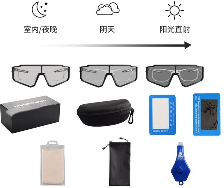 Спортивные очки RockBros Polarized UV400 с 5 линзами Черно-красный 050412, фото №2 Спортивные очки RockBros Polarized UV400 с 5 линзами Черно-красный 050412, фото №2