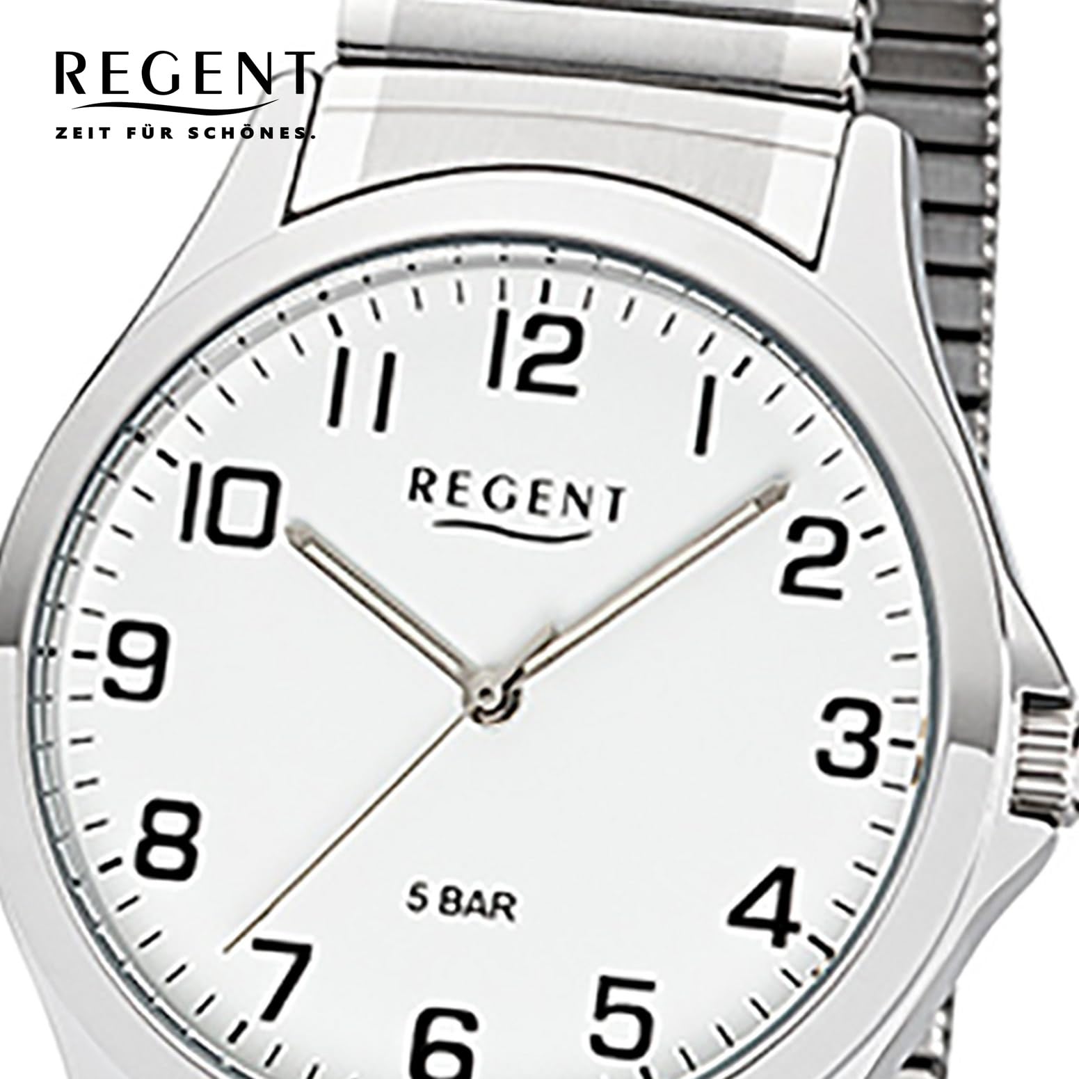 Чоловічий Годинник Regent 11310061 Сріблястий, фото №4