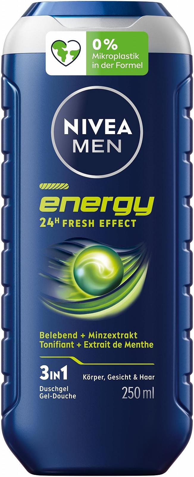 Гель для душа NIVEA MEN Energy с натуральной мятой 250 мл, фото №1